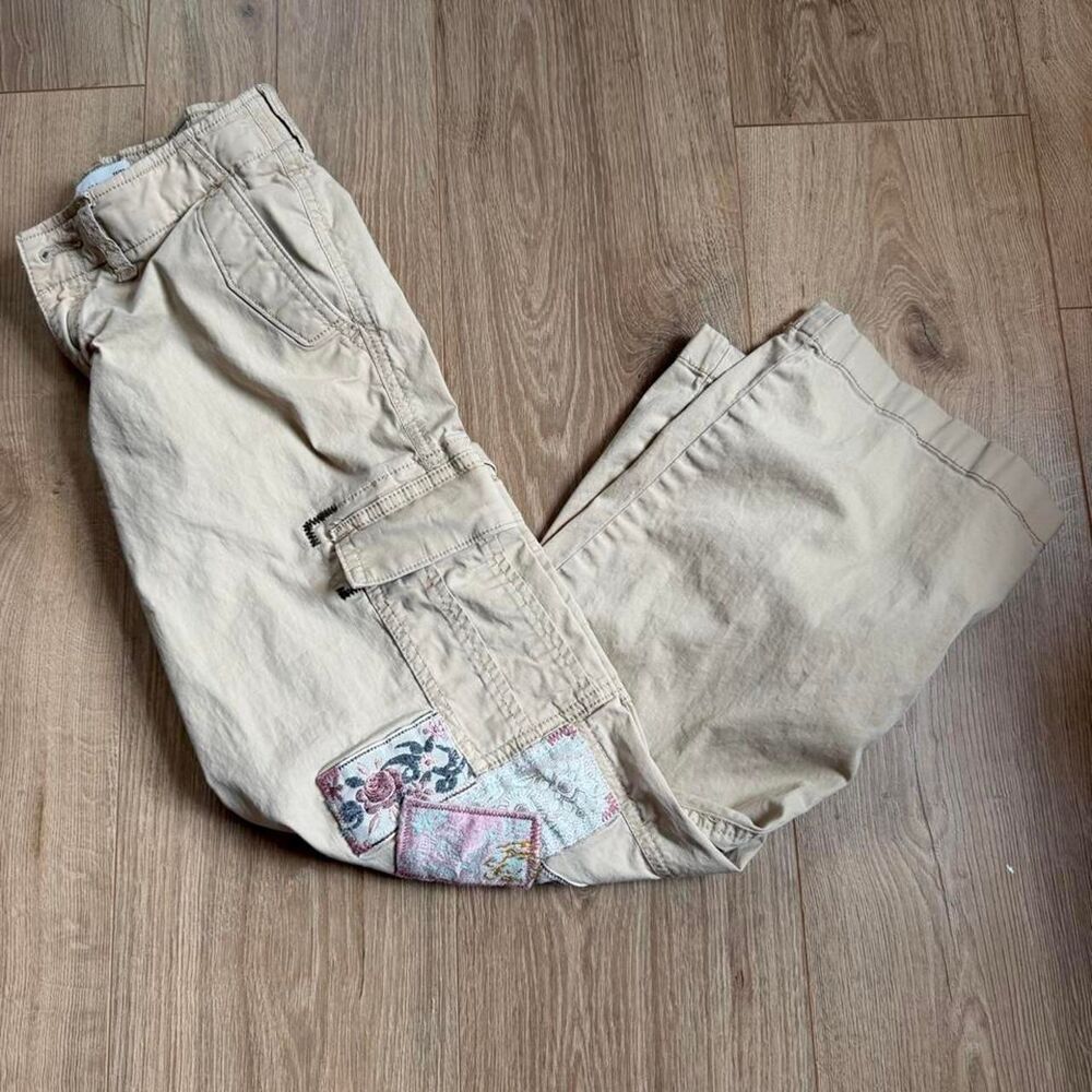 Abercrombie-fitch kids Cream and Tan Trousers